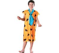 Shein Disfraz Fred Flintstones Classic Infantil - Disfraz Personajes De Flinstones™ - Licencia Oficial Warner Bros - Disfraz Detalles Coloridos y Diseño Aut