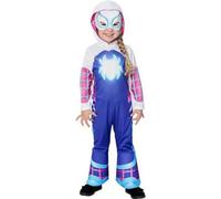 Shein Disfraz Ghost Spider Gid Preschool - Disfraz Personajes Marvel Licencia Oficial - Disfraz De Superhéroe Diseño Auténtico - Disfraz Ghost Spider Gid Pr