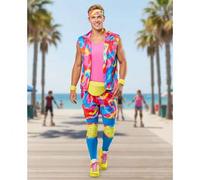 Shein Disfraz Ken Rollerskate Classic para Adultos, Disfraz Retro, Auténtico y Nostálgico con Estilo Años 80 y Patinaje sobre Ruedas, Ideal para Fiestas de