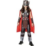 Shein Disfraz Mighty Thor Deluxe Infantil - Disfraz Personajes Marvel Licencia Oficial - Disfraz De Superhéroe Diseño Auténtico - Disfraz Mighty Thor Deluxe