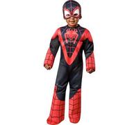 Shein Disfraz Miles Morales Saf Preschool - Disfraz Personajes Marvel Licencia Oficial - Disfraz De Superhéroe Diseño Auténtico - Disfraz Miles Morales Saf