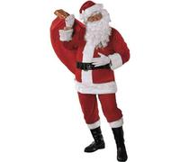 Shein Disfraz Papa Noel Premium Adulto - Disfraz Diseño Original y Divertido - Disfraz Papa Noel Premium - Perfecto Para Fiestas y Carnaval - Fácil De Poner