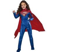 Shein Disfraz Supergirl Deluxe Infantil - Disfraz Personajes DC Comics Licencia Oficial - Disfraz De Superhéroe Diseño Auténtico - Disfraz Supergirl Delu