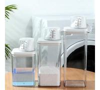 Shein Dispensador De Detergente Para Ropa, Botella Recargable De Detergente Con Tapa, Botellas Vacías Y A Prueba De Fugas Para Líquidos De Viaje, Suplementa