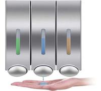 Shein Dispensador de jabón montado en la pared para ducha, loción, champú, gel para baño, inodoro, oficina, cafeterÃa, restaurante, hotel - Decoración