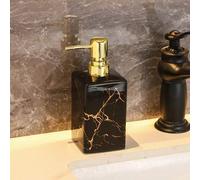 Shein Dispensador de jabón de hotel, botella de presión, gel de ducha de lujo, champú, detergente para la ropa, líquido para la ropa de alta calidad, decora
