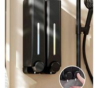 Shein Dispensador de pared para hotel y habitación de invitados: champú, gel de baño, bomba dosificadora de loción - Organizador de baño, decoración m