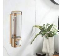 Shein Dispensadores de jabón manuales, montaje de pared, dispensador de baño y ducha de 2x300ml, dispensa manualmente el jabón lÃquido y la loción, par
