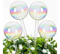 Shein Dispositivo de auto-riego de cristal arcoíris en forma de globo redondo, sistema de riego de jardín láser, adecuado para plantas de interior y exterio