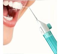 Shein Dispositivo portátil manual de alta presión para lavar los dientes, dispositivo de lavado de dientes, dispositivo de enjuague bucal. Material ABS, tec