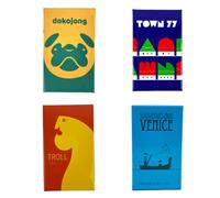 Shein Dokojong+TOWN 77+TROLL+SOUVENIRS FROM VENICE|2-6 Jugadores|20-40 Mins| Juego de mesa de interacción social 4 en 1 para fiestas multijugador, reuniones