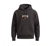 Shein Downtown Men's Graphic Hoodie Black