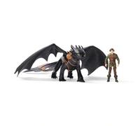 Shein Dreamworks Dragons - Pack Figura Dragón y Vikingo: Desdentao y Hipo de Cómo Entrenar a Tu Dragón - Figuras de Acción Articuladas - 6074007 - Juguetes