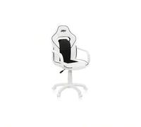 Shein duehome DRW Sticker, Silla Gamer, Silla de Oficina Gaming Estudio o Escritorio, Acabado en Smil Piel Blanco, Azul y Sticker, Medidas: 46, 5 Anchox 46