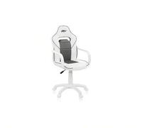 Shein duehome DRW Sticker, Silla Gamer, Silla de Oficina Gaming Estudio o Escritorio, Acabado en Smil Piel Blanco, Azul y Sticker, Medidas: 46, 5 Anchox 46