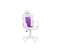 Shein duehome DRW Sticker, Silla Gamer, Silla de Oficina Gaming Estudio o Escritorio, Acabado en Smil Piel Blanco, Azul y Sticker, Medidas: 46, 5 Anchox 46
