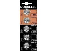 Shein Duracell - Pilas de botón de litio 2016/2025/2032 de 3 V, paquete de 5, Tecnología Baby Secure, uso en llaves con sensor magnético, básculas, elemento