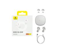 Shein Earphones TWS Baseus Bowie WM01 (White)