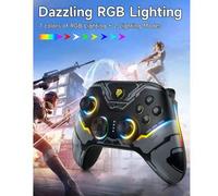 Shein EasySMX X15 Controlador inalámbrico 2.4G para PC y múltiples plataformas con vibración y botones de gatillo, gamepad inalámbrico Bluetooth mejorado co