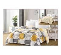 Shein Edredón Nórdico Reversible Bicolor,100% Relleno de Fibra Siliconada,Duvet Microfibra,Tacto Suave y Confortable de Microfibra 300g/m²,Diseño Reversible