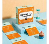Shein El "Adivina Esta Palabra" es un popular juego de cartas en miniatura en España, que contiene 50 cartas. Es una opción ideal para reuniones con familia