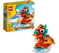 Shein El Año del Dragón 40611: Juguete de construcción colorido para edades de 8 años en adelante, regalo perfecto para celebraciones del Año Nuevo Lunar, i