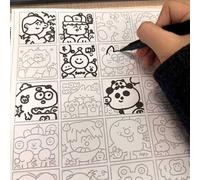 Shein El bolígrafo de control con pestaña extraíble es adecuado para dibujar líneas. Esto es muy útil para que los adultos alivien el aburrimiento y la pere