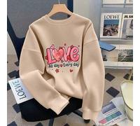 Shein El diseño principal del producto presenta un gran texto de amor en rosa con corazones y flores a su alrededor. Debajo de la palabra amor, se escribe e