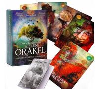 Shein El Oráculo del Alma Chamánica 64 Cartas de Energía y Libro Acompañante Tarot Alemán Recibimos Ayudas Valiosas para la Toma de Decisiones e Impulsos El