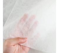 Shein El Paño De Bordado Lavable En Frío De 40 G/m² Se Derrite Cuando Se Expone Al Agua. La Tela Soluble En Agua Para Bordar Es Adecuada Para Máquinas De Bo