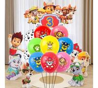 Shein ¡El Set de paw patrol con temática de la patrulla de patas de látex es súper rentable! 12/24! ¡Los colores son extremadamente ricos, incluyendo rojo,