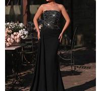 Shein Elegante vestido negro de lujo con plisados asimétricos 3D con cuentas que estilizan la cintura, adecuado para citas, vacaciones, fiestas de solteros,