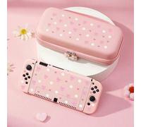 Shein Elementos Refrescantes, Margarita Blanca, Lazo, Diseño de Corazón Pequeño Funda Protectora para Switch/Switch 2, Compatible con Nuevo Switch 2 (2025)/