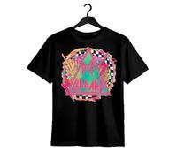 Shein Elevate Your Closet with Def Leppard Checkerboard Design T-Shirt!