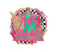 Shein Elevate Your Closet with Def Leppard Checkerboard Design T-Shirt!