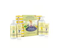 Shein Elifexir Baby Care, Set de Regalo para Bebés o Recién Nacidos, Gel Champu Dermatológico (500 ml) + Leche Corporal Hidratante (400 ml) + Crema de Pañal