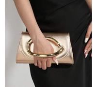 Shein Embrague grande y elegante para mujer con purpurina, brillante, de lujo, glamoroso y exquisito. Bolso de mano de noche para fiesta, baile de graduació