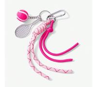 Shein Encantador, personalizado, dulce y fresco, accesorio colgante de bolso con combinaciones de cuerda trenzada, tenis y raqueta, estilo Y2K y multicolor