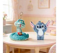 Shein Encanto de peluche de la serpiente Gary de la serie Disney Zootopia y encanto divertido y peculiar de Stitch de Disney - Propiedad intelectual oficial