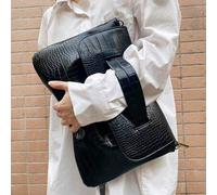 Shein Encanto lujoso, elegante y refinado, bolso vintage cuadrado negro de lujo discreto, regalo del Día de la Madre, bolso cuadrado para mamá, opción perfe