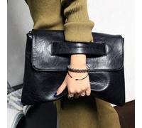 Shein Encanto lujoso, elegante y refinado, bolso vintage cuadrado negro de lujo discreto, regalo del Día de la Madre, bolso cuadrado para mamá, opción perfe