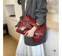 Shein Encanto lujoso, elegante y refinado, bolso vintage cuadrado negro de lujo discreto, regalo del Día de la Madre, bolso cuadrado para mamá, opción perfe