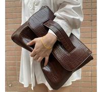 Shein Encanto lujoso, elegante y refinado, bolso vintage cuadrado negro de lujo discreto, regalo del Día de la Madre, bolso cuadrado para mamá, opción perfe
