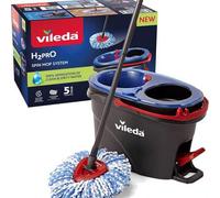 Shein ✅ Entrega 24/72h Vileda H2PrO Spin Sistema de Mopa, Doble Cámara de Separación de Agua, Escurrido sin Esfuerzo, Limpieza con Microfibra, Manos Libres,