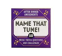 Shein Entretenimiento después de la comida: ¡La canción! Juego de trivial musical, incluye 50 desafíos de canciones y cartas de pistas doradas - Adecuado pa