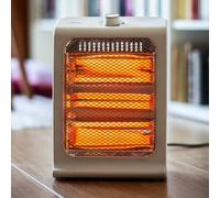 Shein Envío 24-48 horas. Jata JCES2460 - Calefactor Eléctrico Bajo Consumo 800 W con 2 Barras de cuarzo, 2 Potencias de Calor (400 - 800 W) Silencioso, Ahor