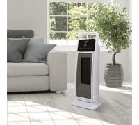 Shein Envío 24-48 horas. JATA JCTC2102 - Calefactor cerámico digital de torre 2000 W con mando a distancia. 2 potencias de calor y ventilación. Función osci