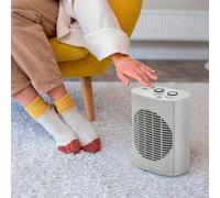 Shein ✅ ENVÍO 24-48 HORAS. JATA JCTV1191 - Calefactor Bajo Consumo. Termoventilador Baño 2000 W. 2 Potencias. Ventilador. Termostato Regulable. Antivuelco.