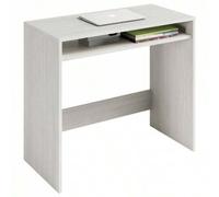 Shein Escritorio, Mesa de Estudio Dormitorio Juvenil u Oficina Blanco Alpes Balda Inferior 79x43x78 cm Mobiliario de Melamina Kit Montaje Instrucciones y To