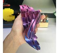 Shein Escultura de estrés alivio 3D impresa coleccionable (apta para adultos) - Juguete sensorial realista para los dedos, que contiene gel de slime, materi